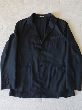 BOGLIOLI MILANO Mens Cashmere K Jacket Blazer (50IT) Navy Blue {Made In Italy}